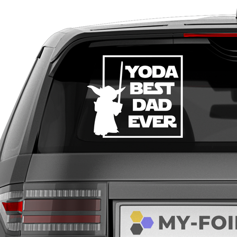 Yoda best dad ever Aufkleber Nr 2 - Beispielansicht
