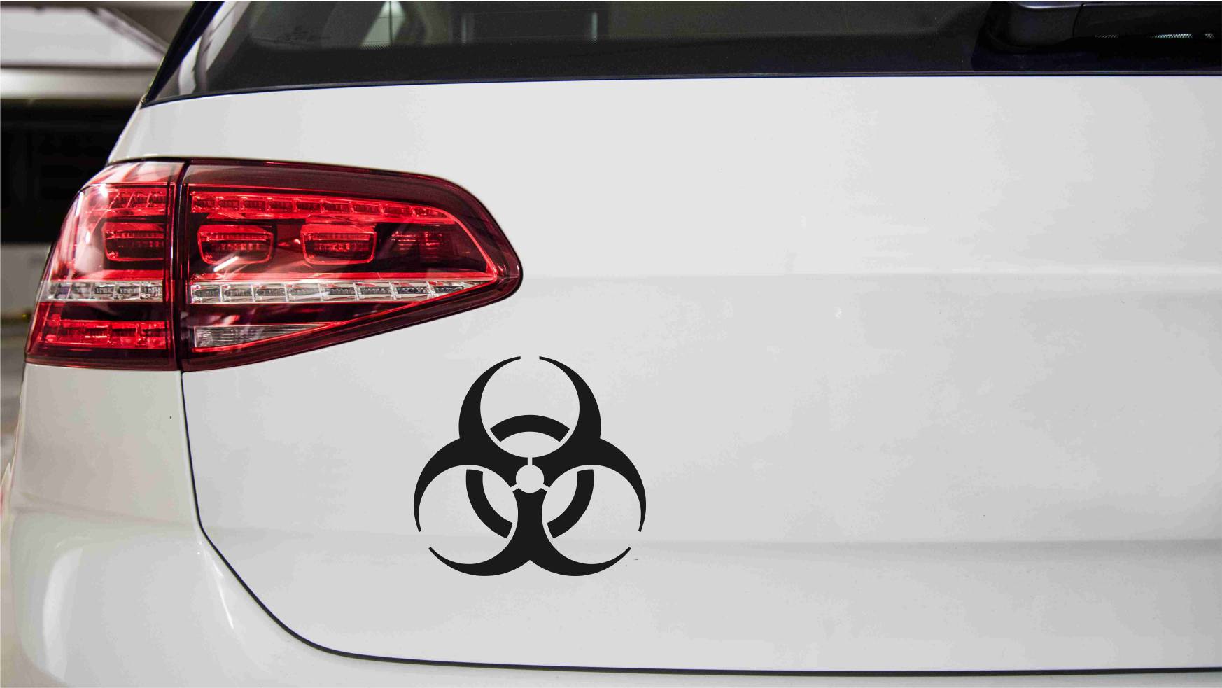 Biohazard Zeichen Autoaufkleber
