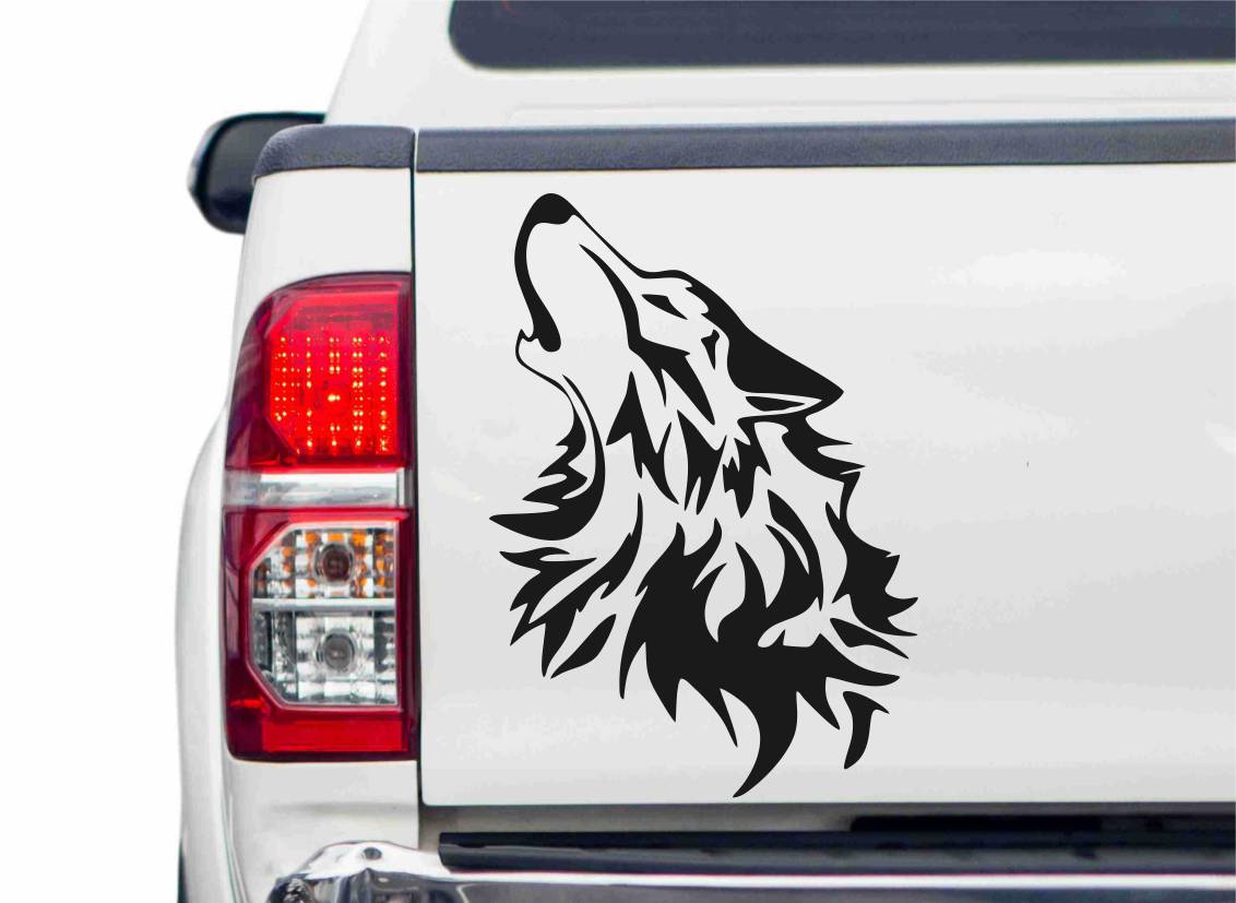 Wolf Heuler Autoaufkleber