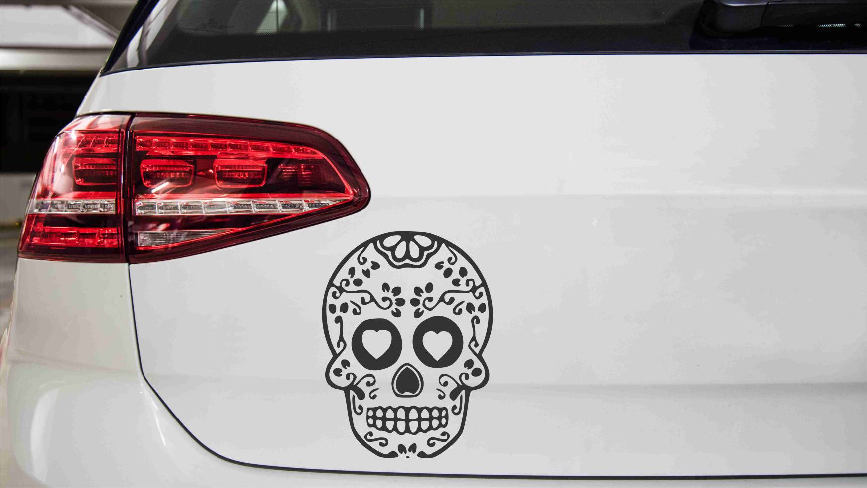 Skull Mexico Autoaufkleber