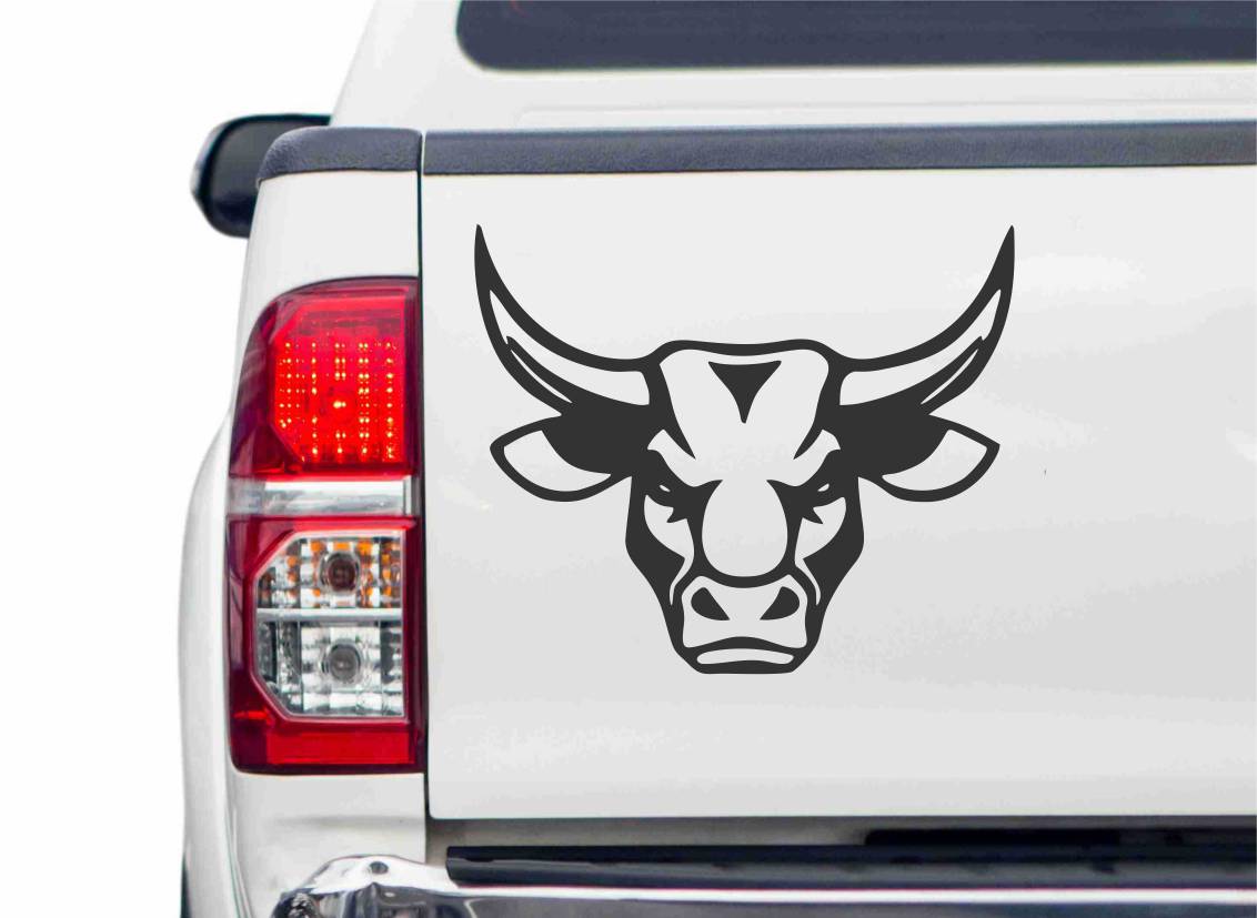 Stierkopf Bulls Autoaufkleber