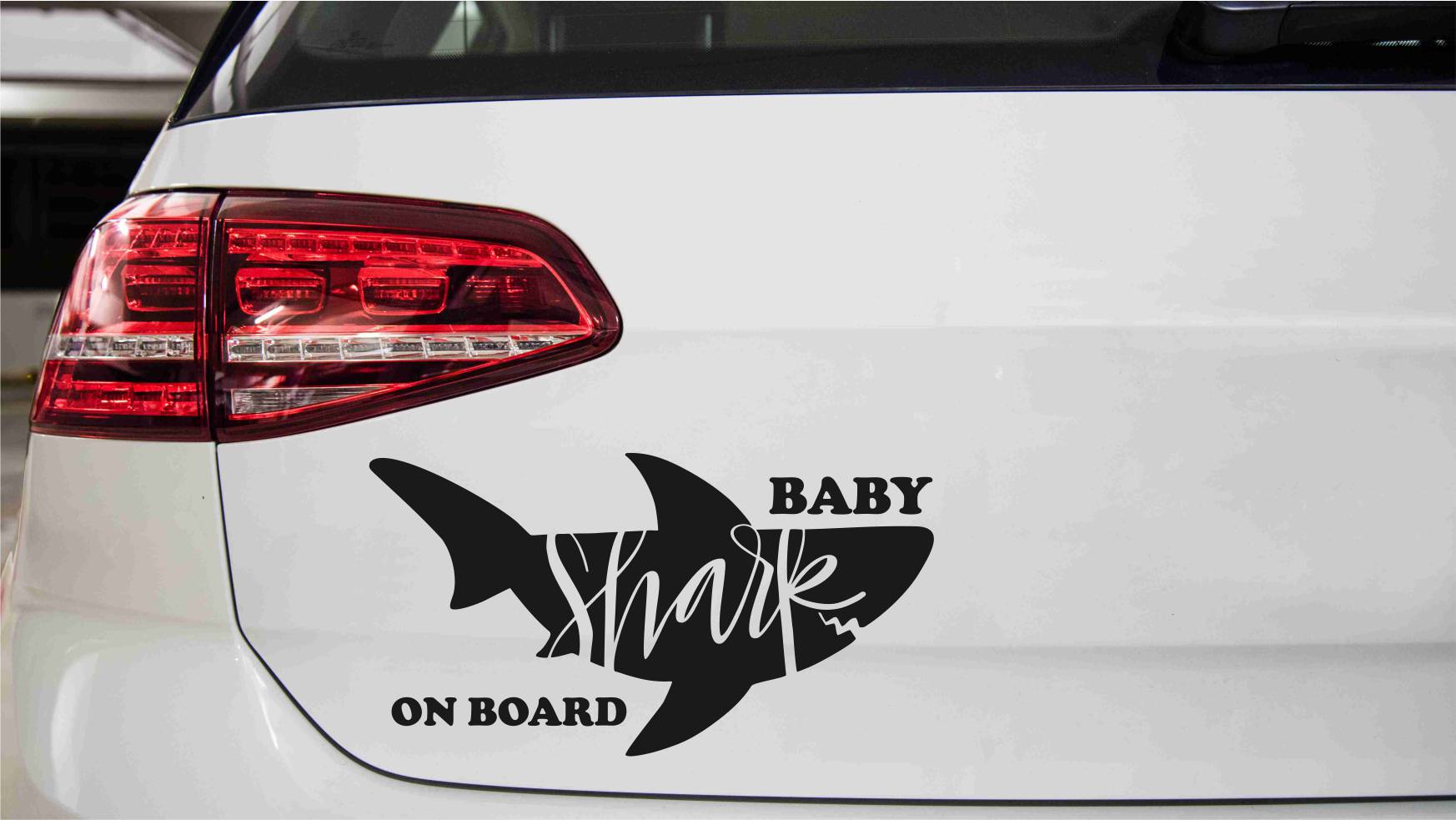 Baby Shark Autoaufkleber