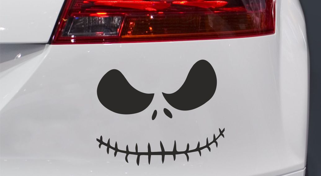 Totenkopf Ghost Autoaufkleber