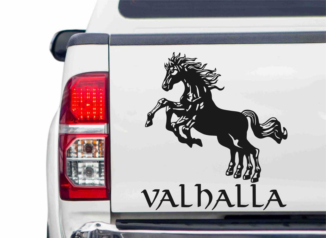 Sleipnir Ride to Valhalla Autoaufkleber