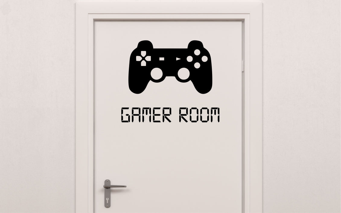 Gamer Room Türaufkleber für Kinderzimmer