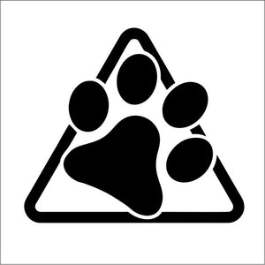 aufkleber-dreieck-hundepfote