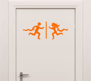aufkleber-fuer-badezimmertuer-toilette-mann-frau-t0008-orange