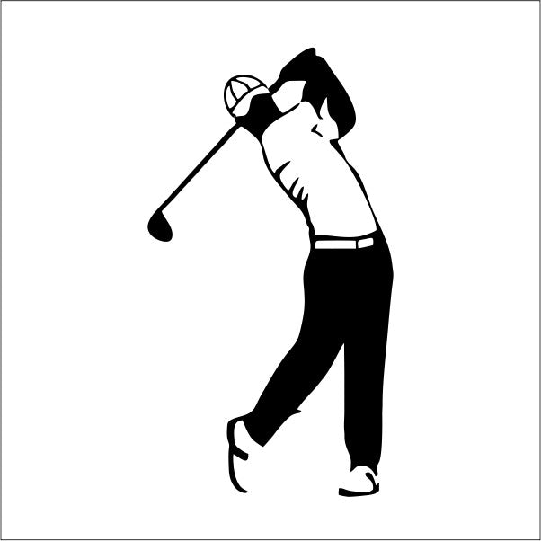 aufkleber-golfspieler-abschlag