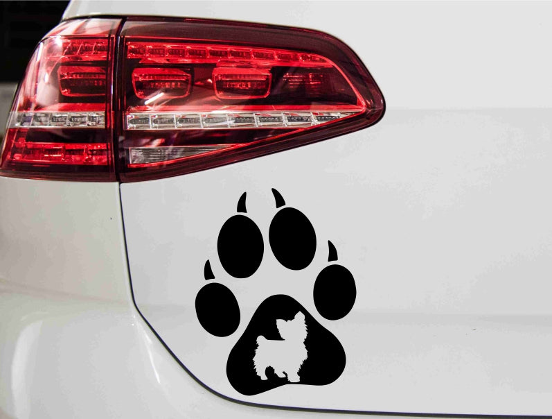 aufkleber-hundepfote-yorkshire-terrier-silhouette-schwarz
