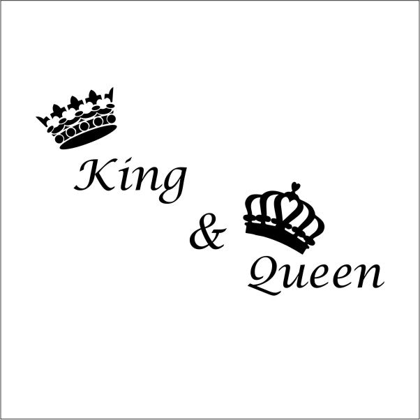 aufkleber-king-queen