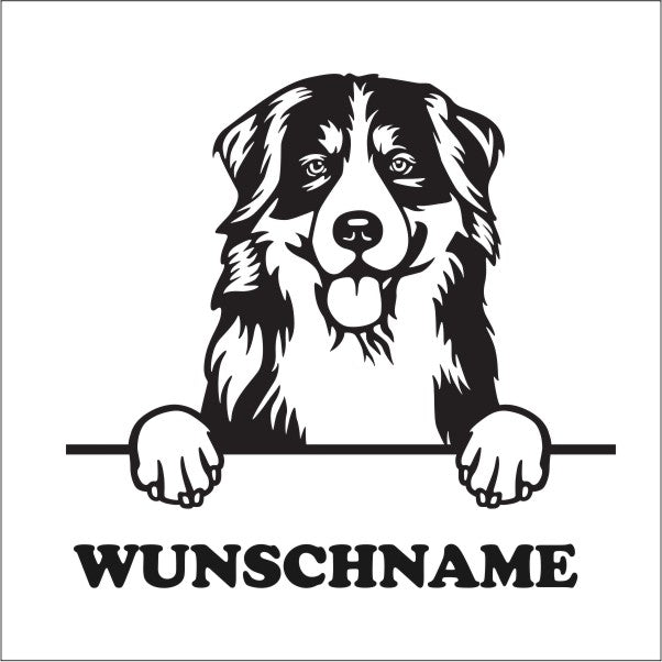 Berner Sennenhund Aufkleber