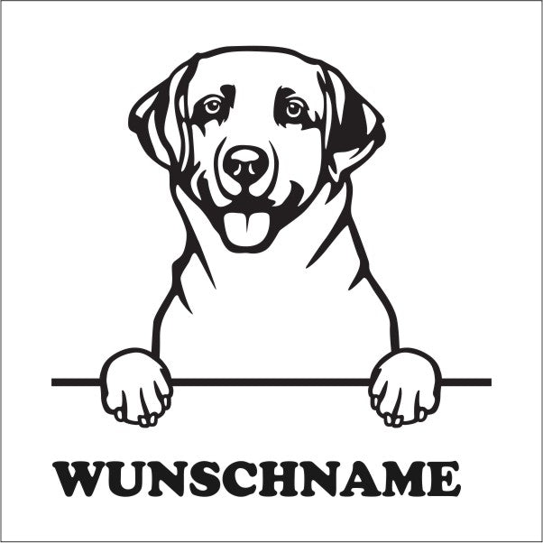 aufkleber-labrador-wunschname