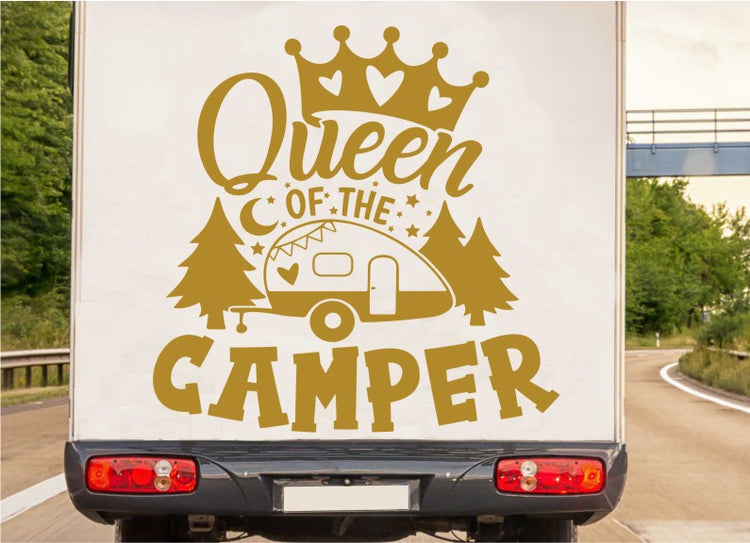 aufkleber-queen-of-camper-gold