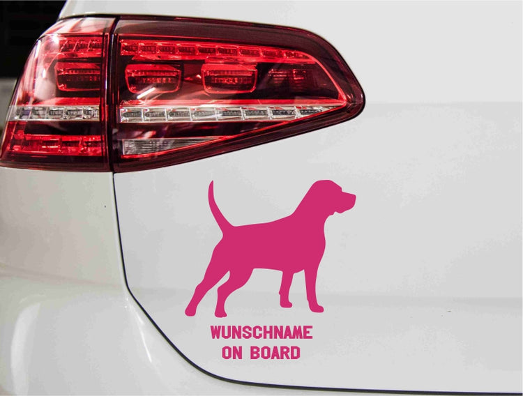 aufkleber-silhouette-beagle-hund-pink