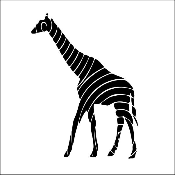 aufkleber-giraffe-tribal-2