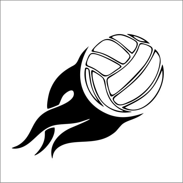 aufkleber-volleyball-onfire