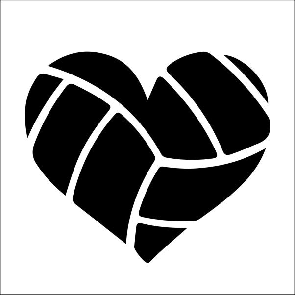 aufkleber-volleyball-herzform