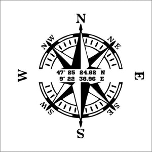 kompass-aufkleber-koordinaten-wunschort