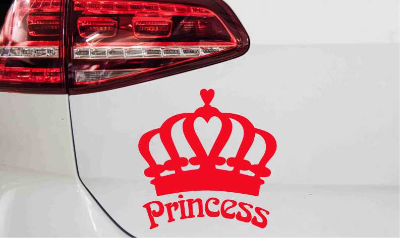 autoaufkleber-princess-krone-rot