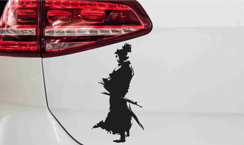 Samurai Ronin Autoaufkleber