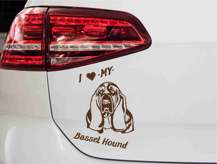 basset-hound-aufkleber-i-love-braun