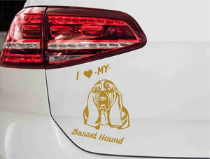 basset-hound-aufkleber-i-love-gold